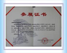 上海世博會參展證書